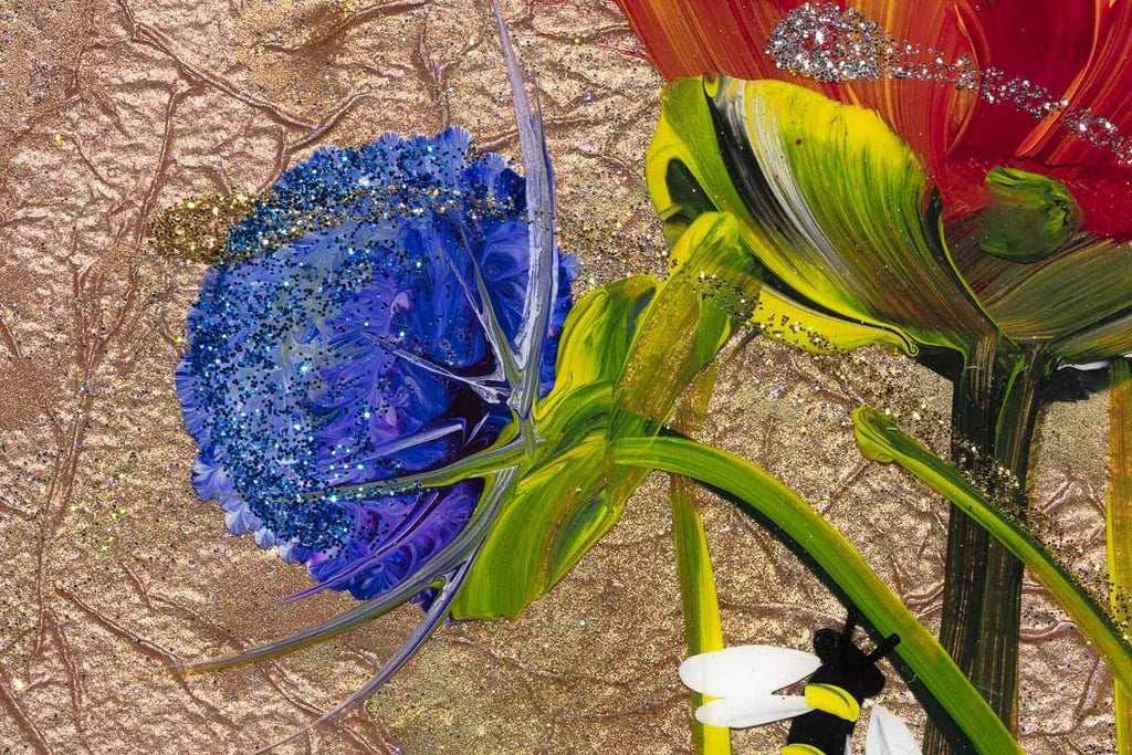 Poppy Patch - SOLD by artist Rozanne Bell - Wyecliffe Galleries