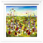 Poppy Pathway - Original - SOLD by artist Rozanne Bell - Wyecliffe Galleries