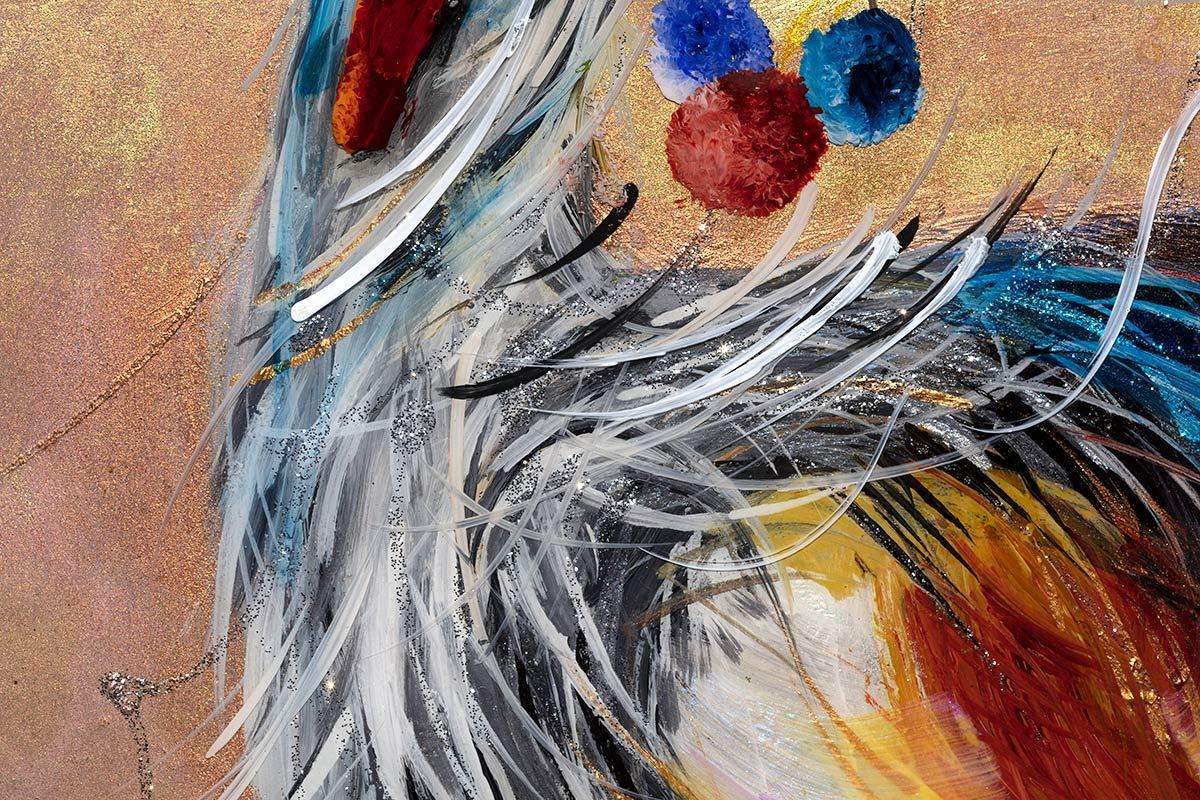 Pose! - Original - SOLD by artist Rozanne Bell - Wyecliffe Galleries