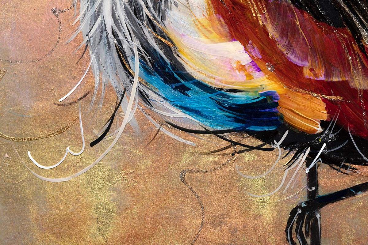 Pose! - Original - SOLD by artist Rozanne Bell - Wyecliffe Galleries