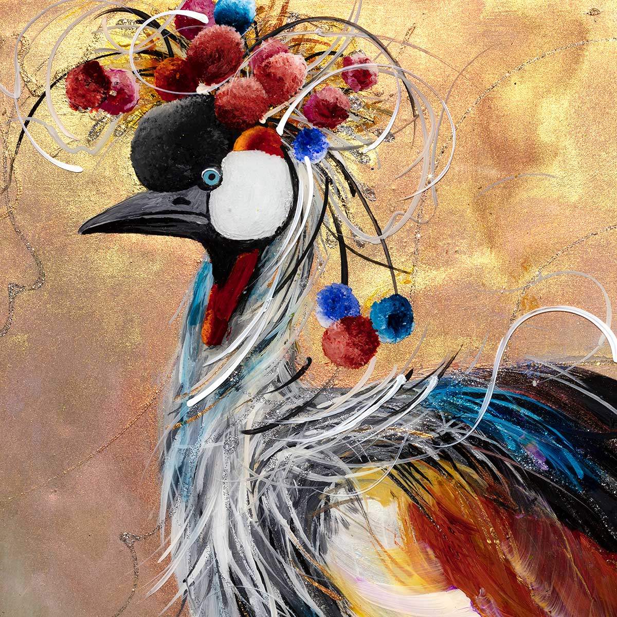 Pose! - Original - SOLD by artist Rozanne Bell - Wyecliffe Galleries