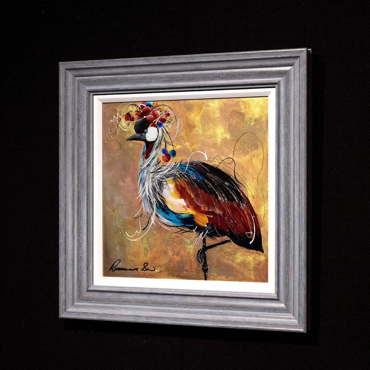 Pose! - Original - SOLD by artist Rozanne Bell - Wyecliffe Galleries