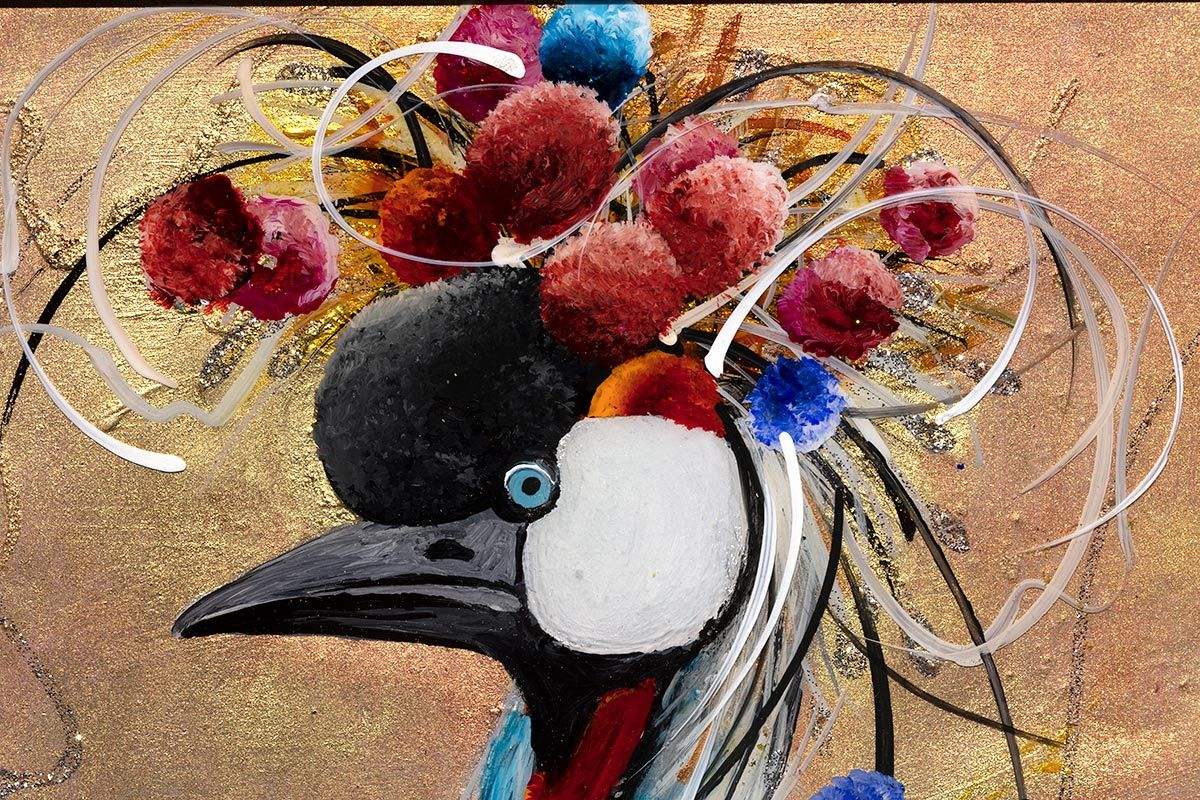 Pose! - Original - SOLD by artist Rozanne Bell - Wyecliffe Galleries