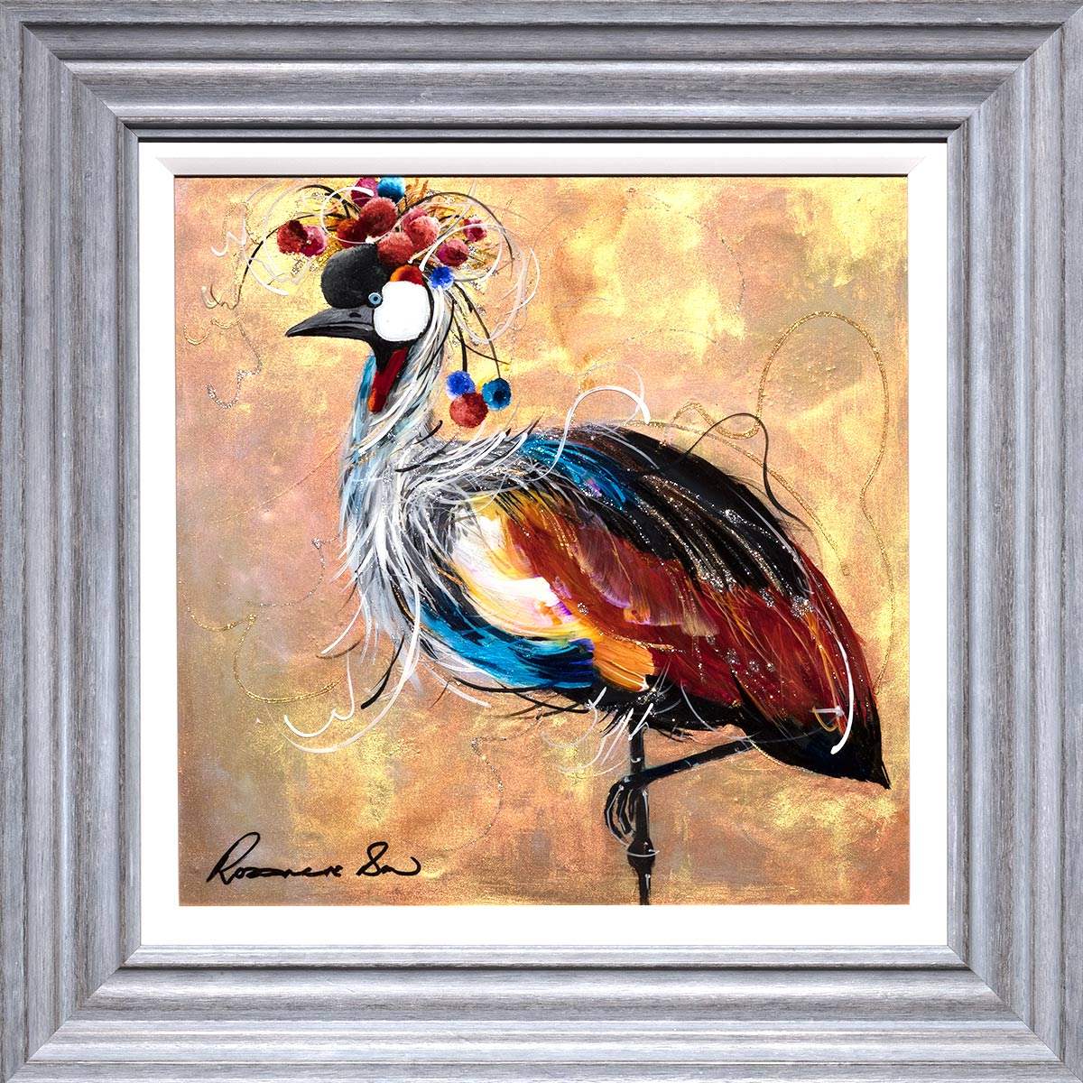 Pose! - Original - SOLD by artist Rozanne Bell - Wyecliffe Galleries
