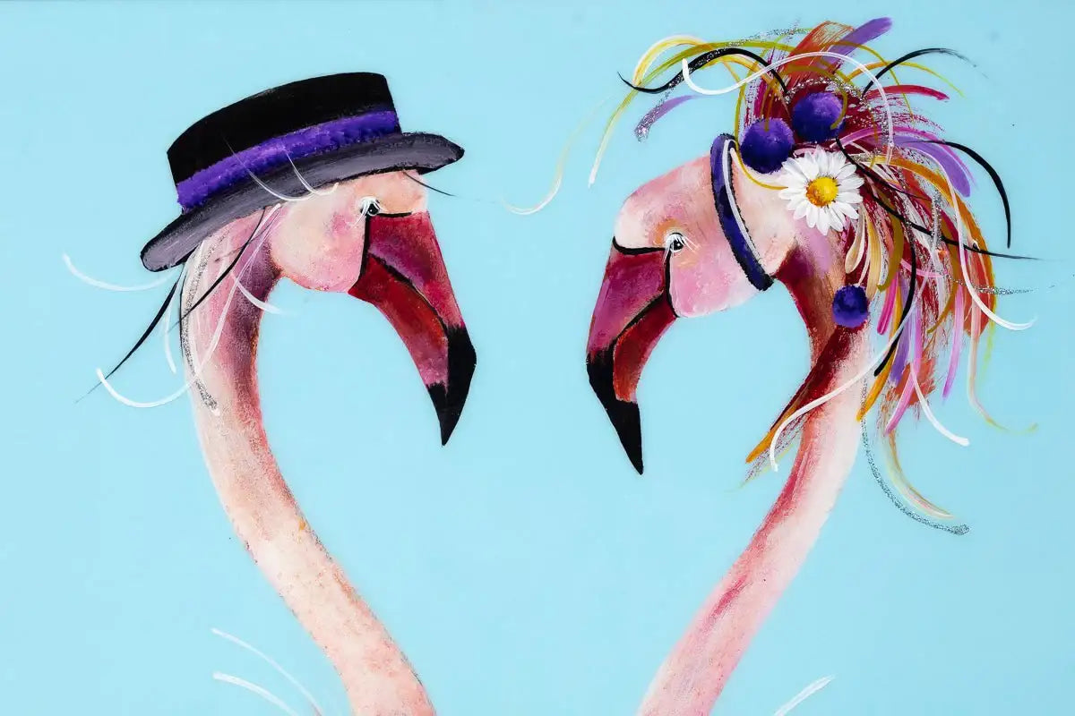 Posh and Beak - Original by artist Rozanne Bell - Wyecliffe Galleries
