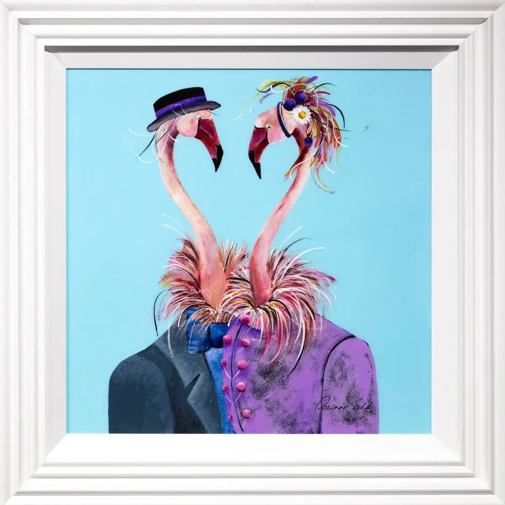 Posh and Beak - Original by artist Rozanne Bell - Wyecliffe Galleries