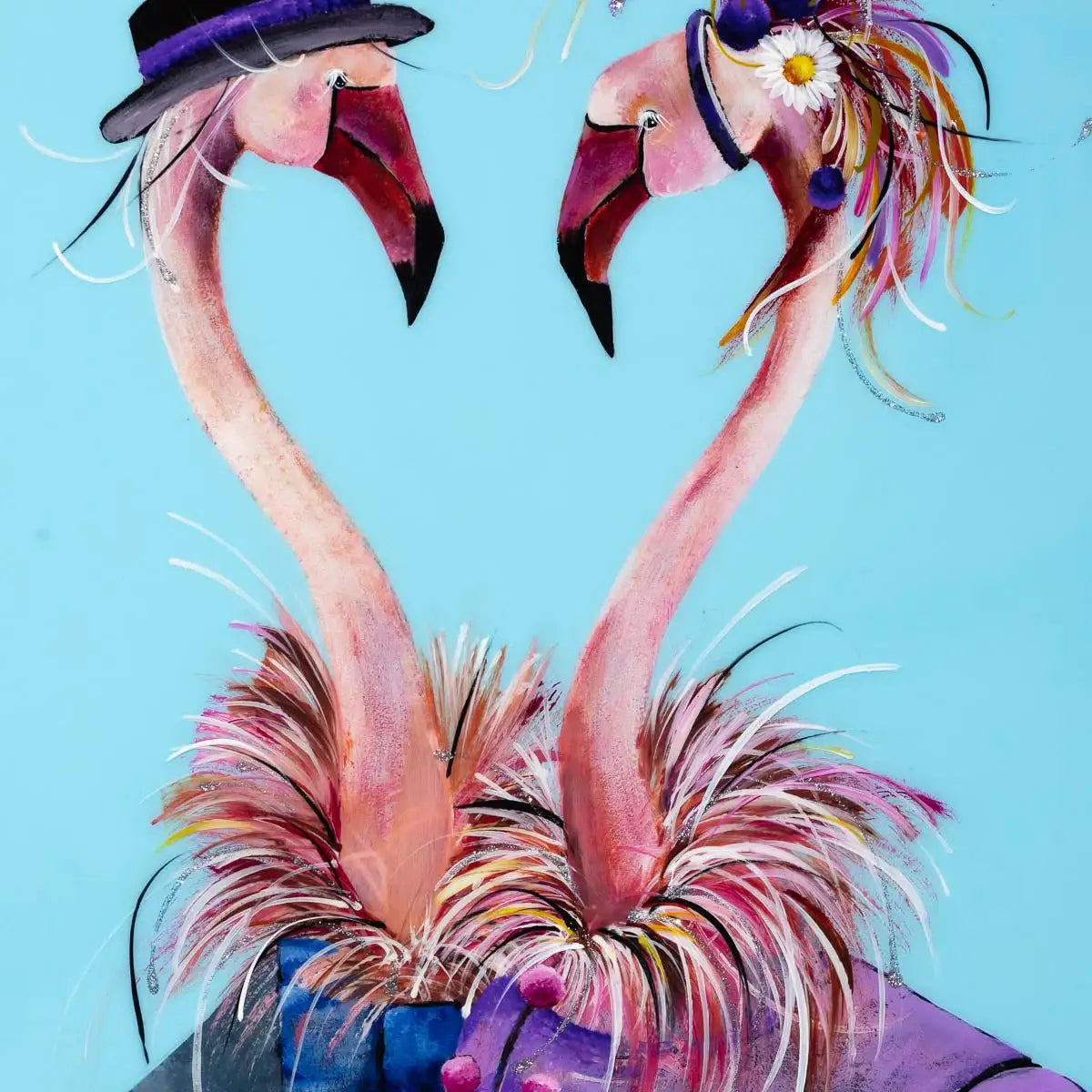 Posh and Beak - Original by artist Rozanne Bell - Wyecliffe Galleries