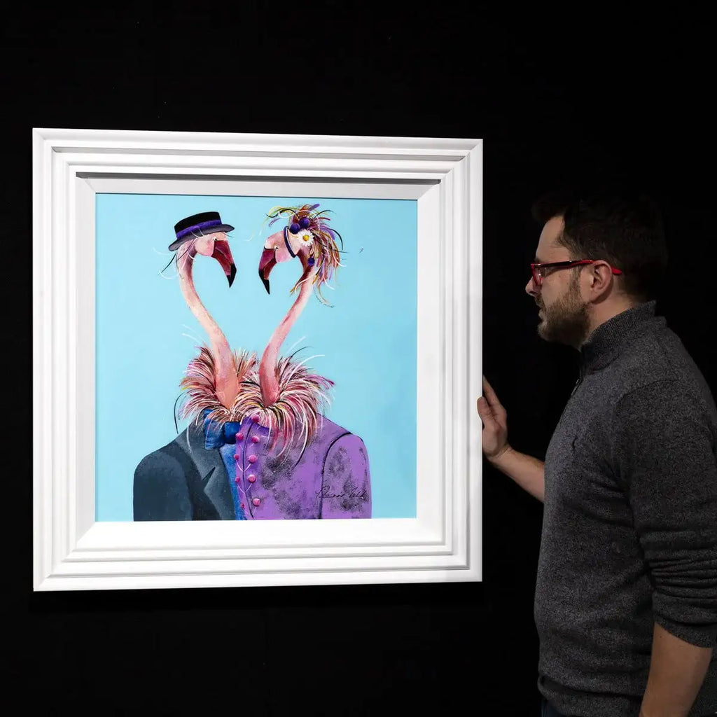 Posh and Beak - Original by artist Rozanne Bell - Wyecliffe Galleries