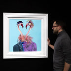 Posh and Beak - Original by artist Rozanne Bell - Wyecliffe Galleries