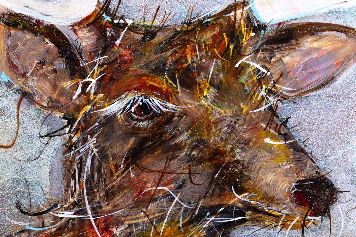 Prancer - Original - SOLD by artist Rozanne Bell - Wyecliffe Galleries