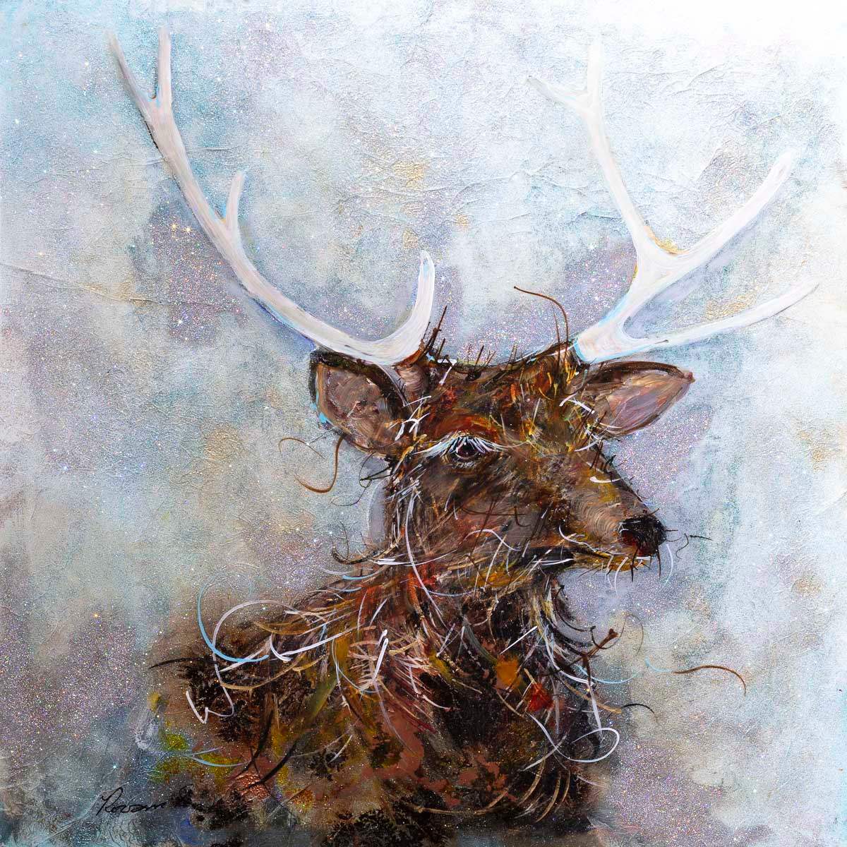 Prancer - Original - SOLD by artist Rozanne Bell - Wyecliffe Galleries