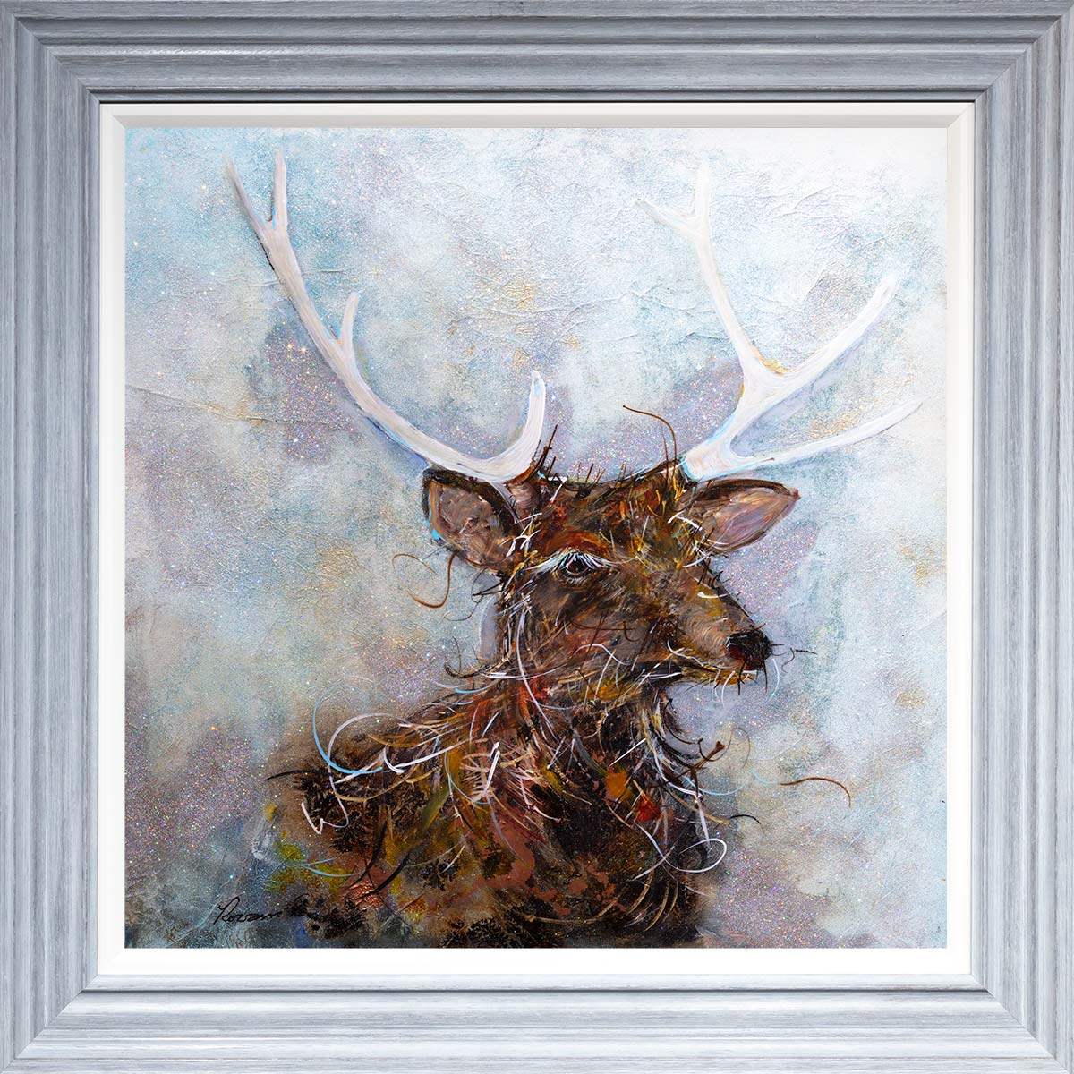 Prancer - Original - SOLD by artist Rozanne Bell - Wyecliffe Galleries