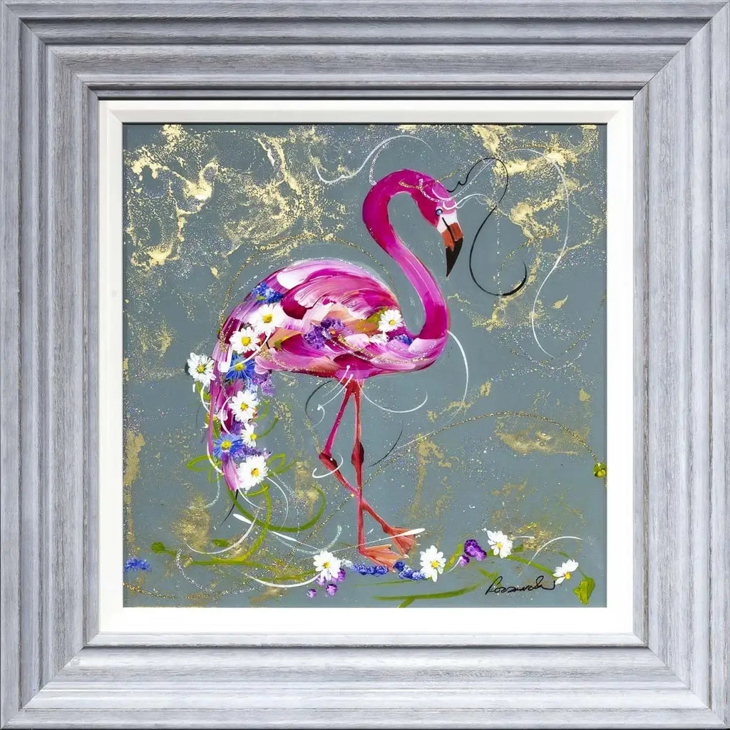 Pretty in Pink - Original - SOLD by artist Rozanne Bell - Wyecliffe Galleries