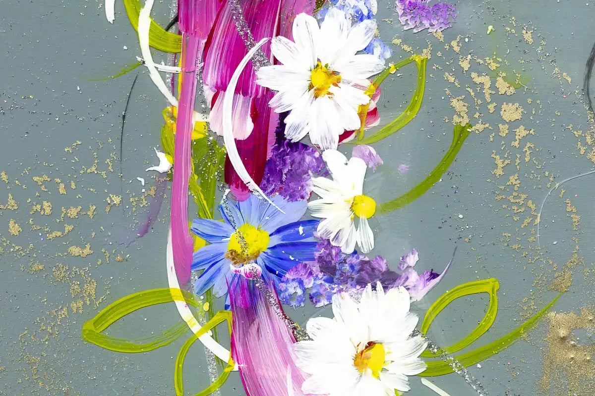 Pretty in Pink - Original - SOLD by artist Rozanne Bell - Wyecliffe Galleries