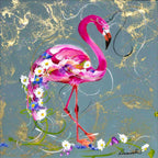 Pretty in Pink - Original - SOLD by artist Rozanne Bell - Wyecliffe Galleries