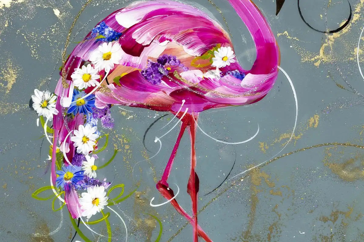 Pretty in Pink - Original - SOLD by artist Rozanne Bell - Wyecliffe Galleries