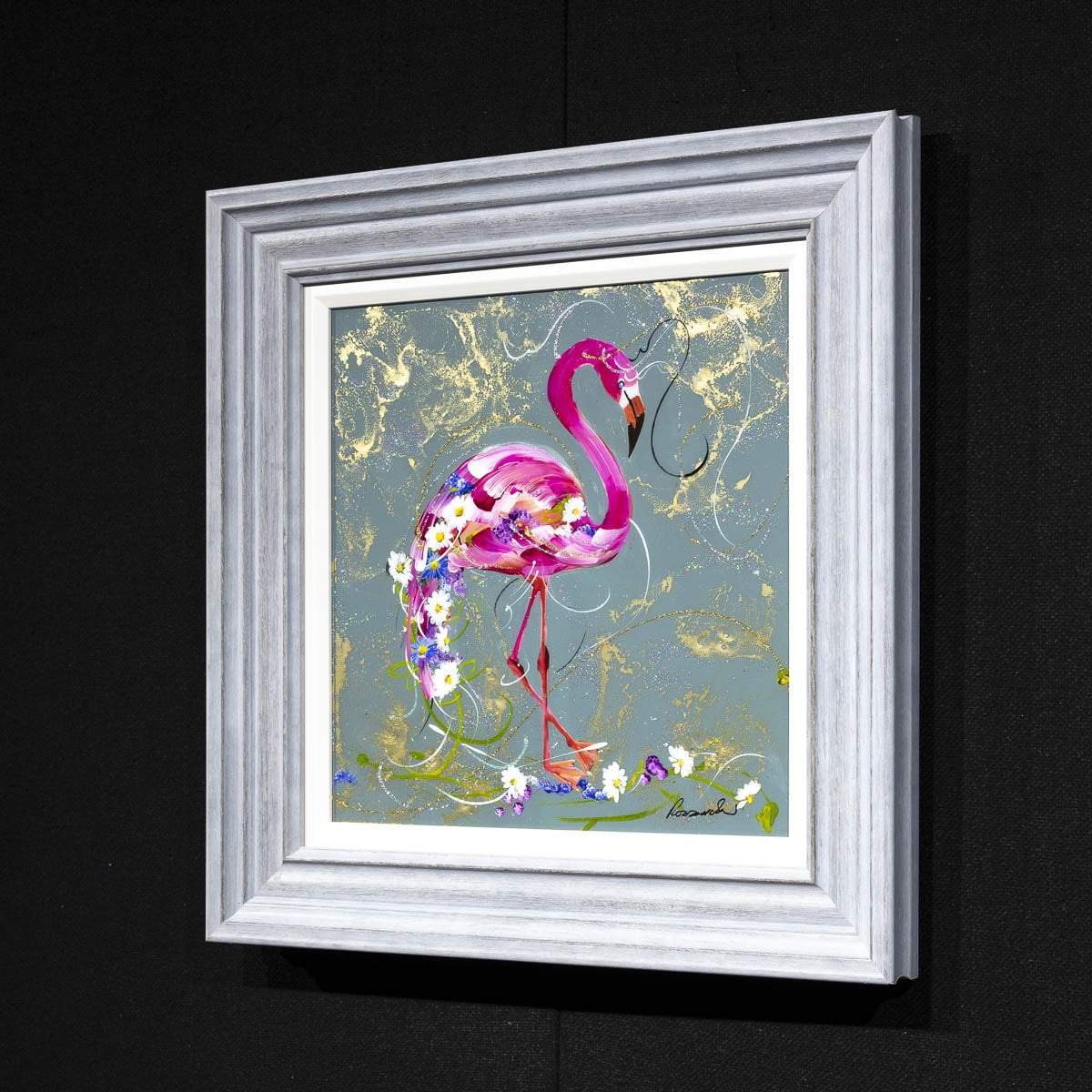 Pretty in Pink Rozanne Bell Framed