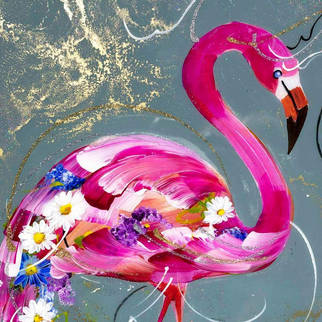 Pretty in Pink - Original - SOLD by artist Rozanne Bell - Wyecliffe Galleries