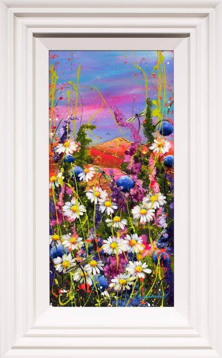 Primrose Meadow - SOLD by artist Rozanne Bell - Wyecliffe Galleries