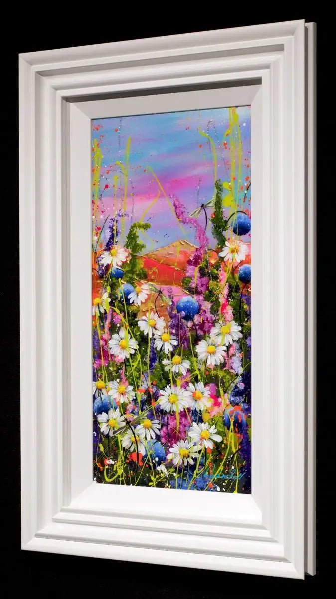 Primrose Meadow - SOLD by artist Rozanne Bell - Wyecliffe Galleries