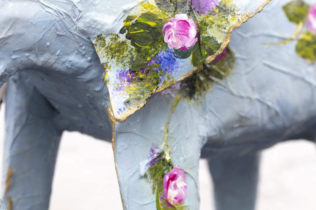 Primrose - Original Sculpture - SOLD by artist Rozanne Bell - Wyecliffe Galleries