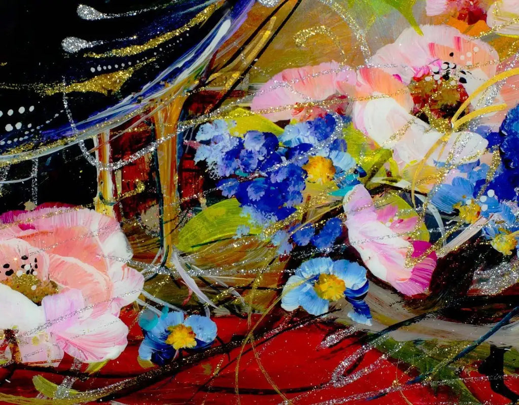 Prince of the Garden - Original - SOLD by artist Rozanne Bell - Wyecliffe Galleries