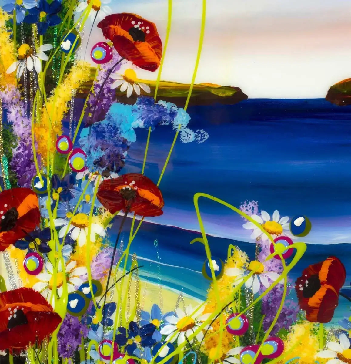 Private Paradise - SOLD by artist Rozanne Bell - Wyecliffe Galleries