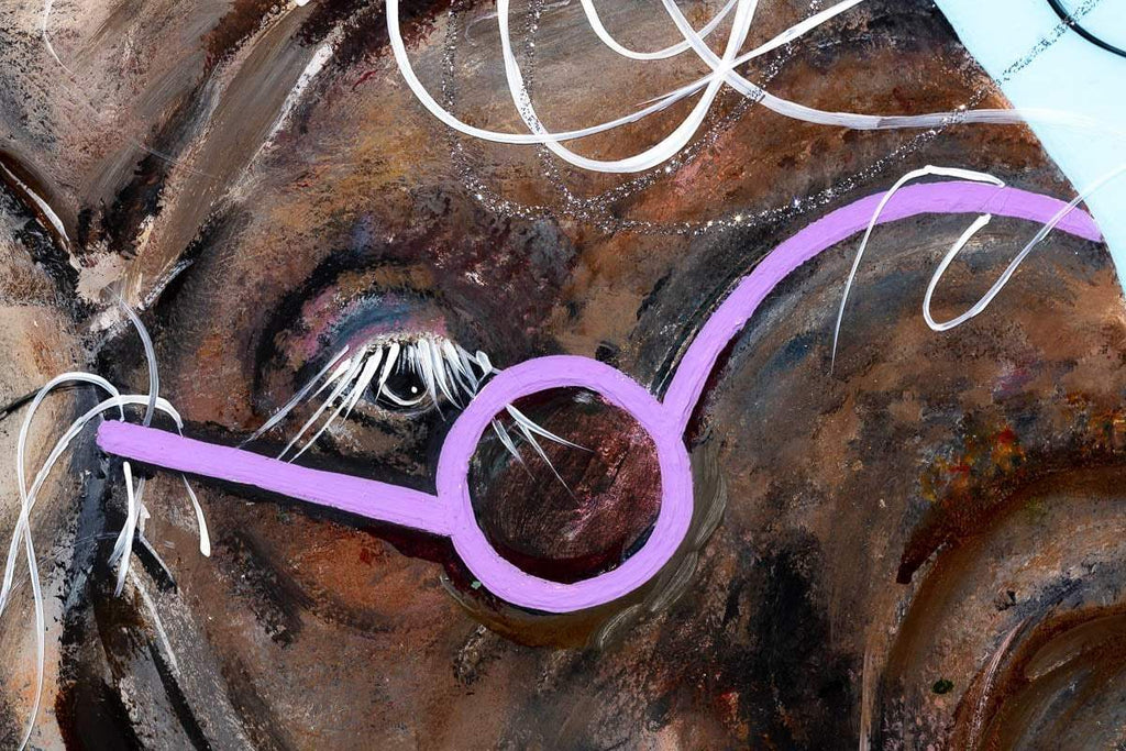 Professor Trunk - Original - SOLD by artist Rozanne Bell - Wyecliffe Galleries