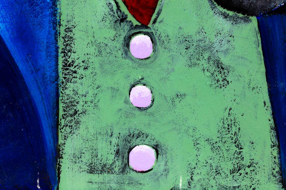 Professor Trunk - Original - SOLD by artist Rozanne Bell - Wyecliffe Galleries