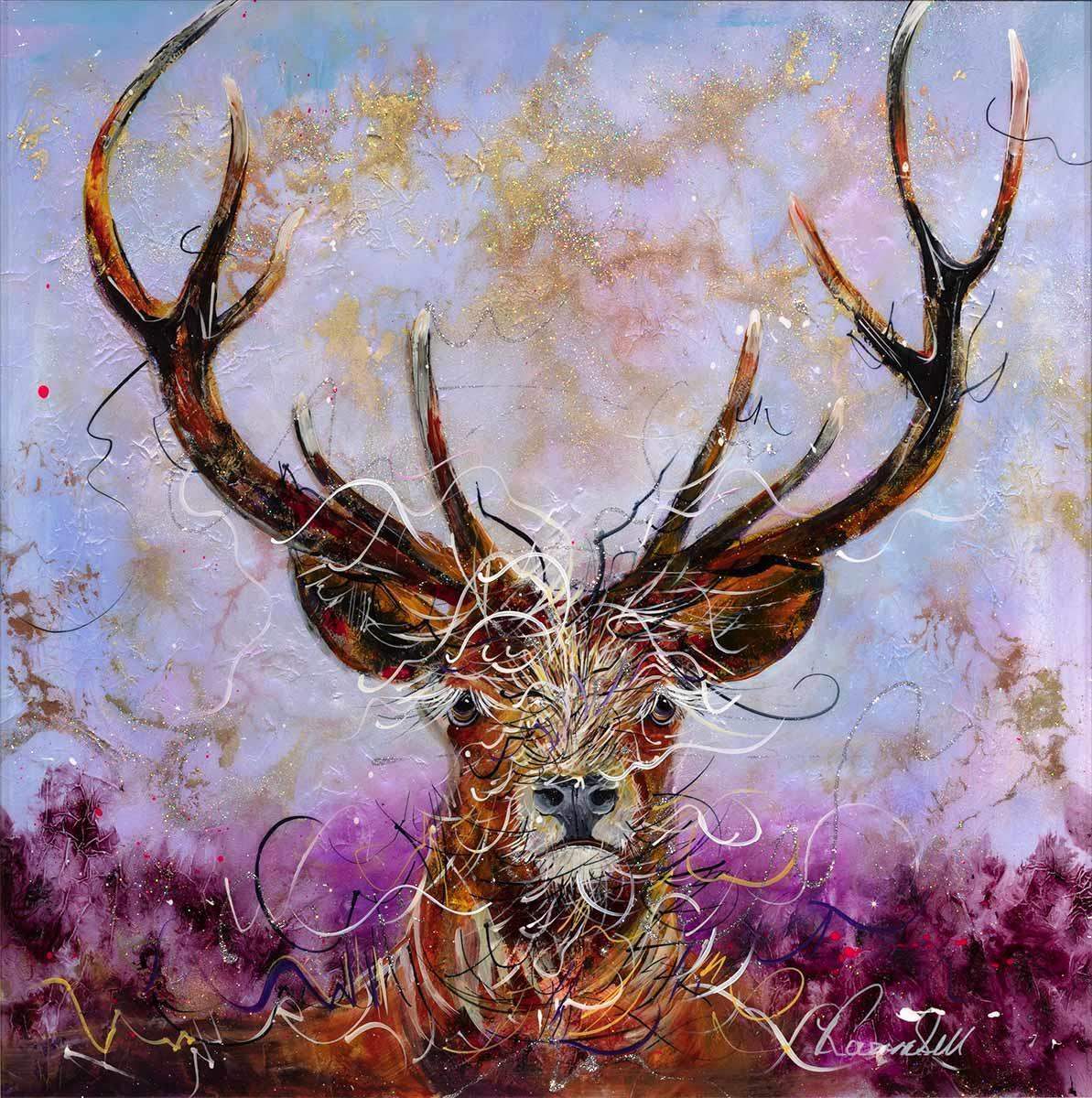 Protector - Original - SOLD by artist Rozanne Bell - Wyecliffe Galleries
