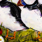 Puffin Along - Original by artist Rozanne Bell - Wyecliffe Galleries