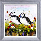 Puffin Along - Original by artist Rozanne Bell - Wyecliffe Galleries