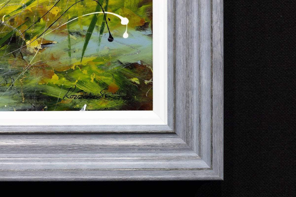 Puffin Play - Original - SOLD by artist Rozanne Bell - Wyecliffe Galleries