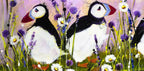 Puffin Away - Original - SOLD by artist Rozanne Bell - Wyecliffe Galleries