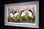 Puffin Away - Original - SOLD by artist Rozanne Bell - Wyecliffe Galleries