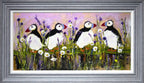 Puffin Away - Original - SOLD by artist Rozanne Bell - Wyecliffe Galleries