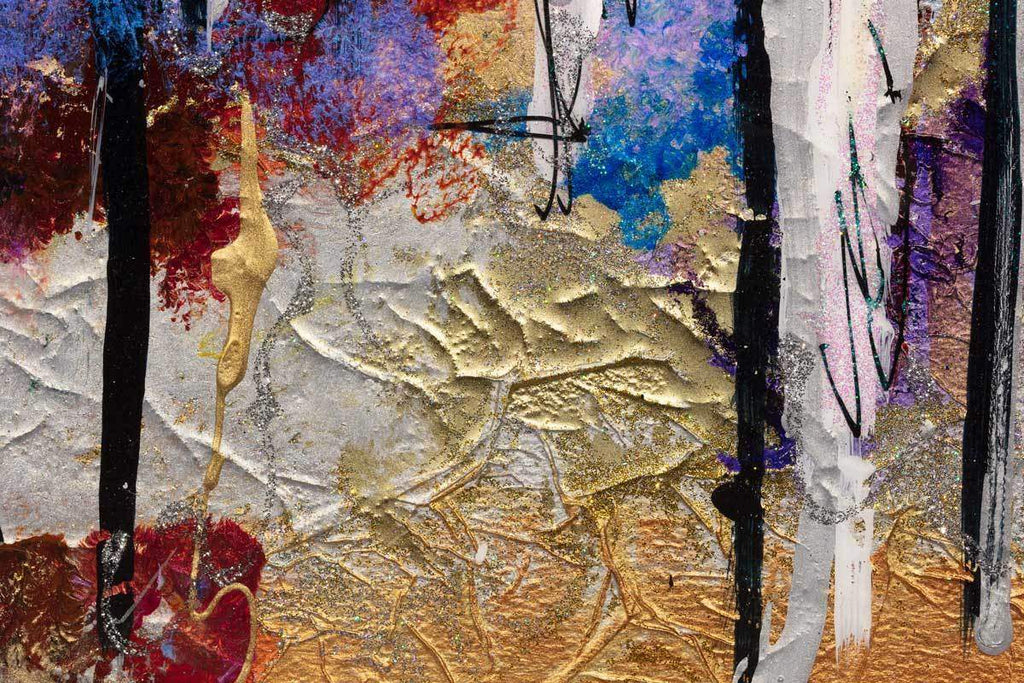 Purple Haze - Original - SOLD by artist Rozanne Bell - Wyecliffe Galleries