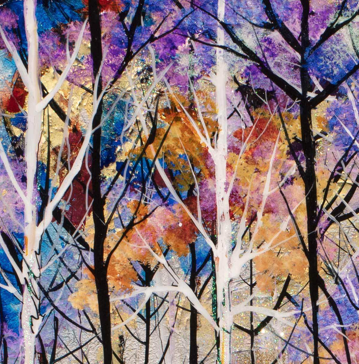 Purple Haze - Original - SOLD by artist Rozanne Bell - Wyecliffe Galleries