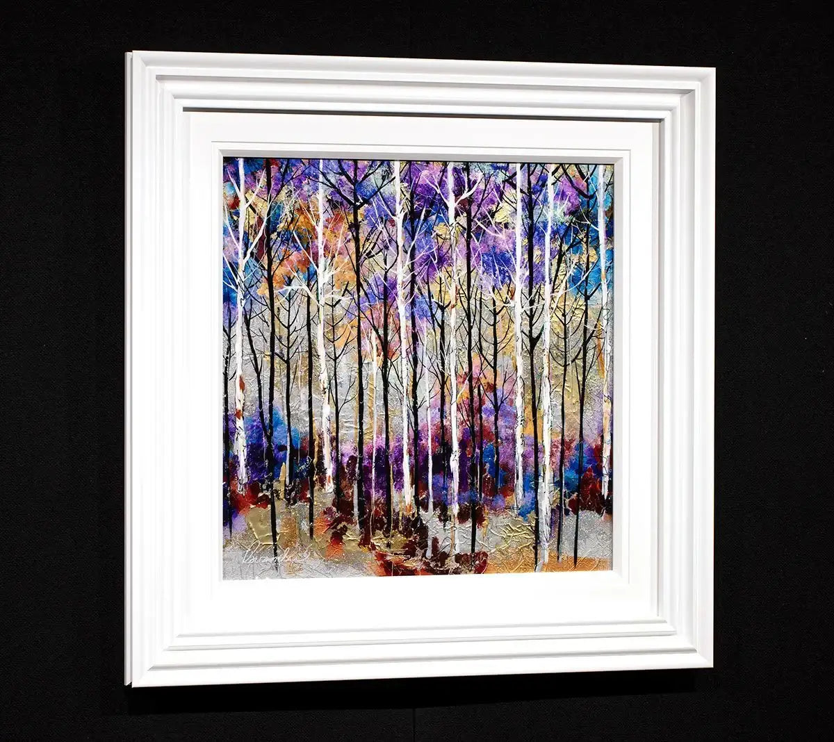 Purple Haze - Original - SOLD by artist Rozanne Bell - Wyecliffe Galleries