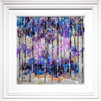 Purple Hope - Original - SOLD by artist Rozanne Bell - Wyecliffe Galleries