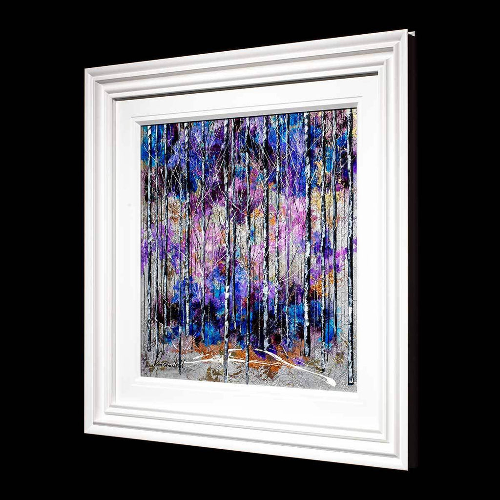 Purple Hope - Original - SOLD by artist Rozanne Bell - Wyecliffe Galleries