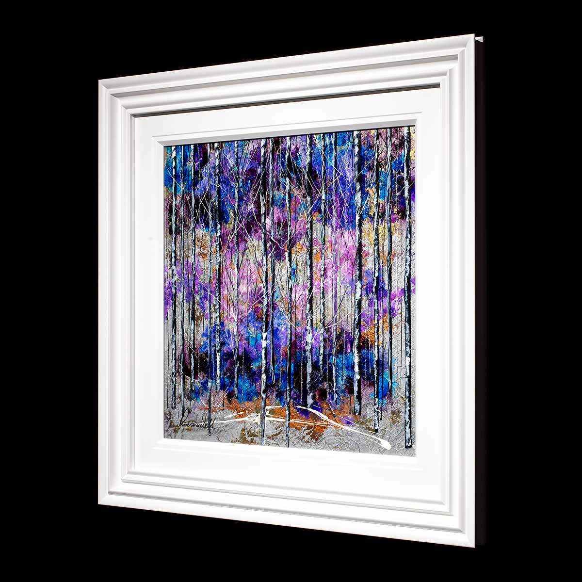 Purple Hope - Original - SOLD by artist Rozanne Bell - Wyecliffe Galleries