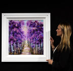 Purple Paradise - Original - SOLD by artist Rozanne Bell - Wyecliffe Galleries