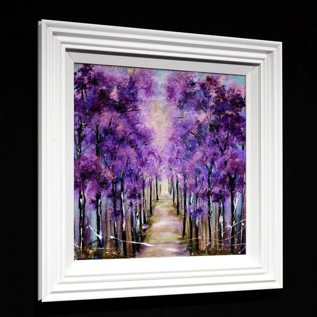 Purple Paradise - Original - SOLD by artist Rozanne Bell - Wyecliffe Galleries
