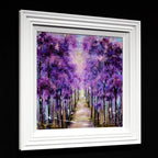 Purple Paradise - Original - SOLD by artist Rozanne Bell - Wyecliffe Galleries