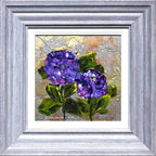 Purple Posy - Original - SOLD by artist Rozanne Bell - Wyecliffe Galleries