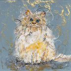 Purrfect - Original - SOLD by artist Rozanne Bell - Wyecliffe Galleries