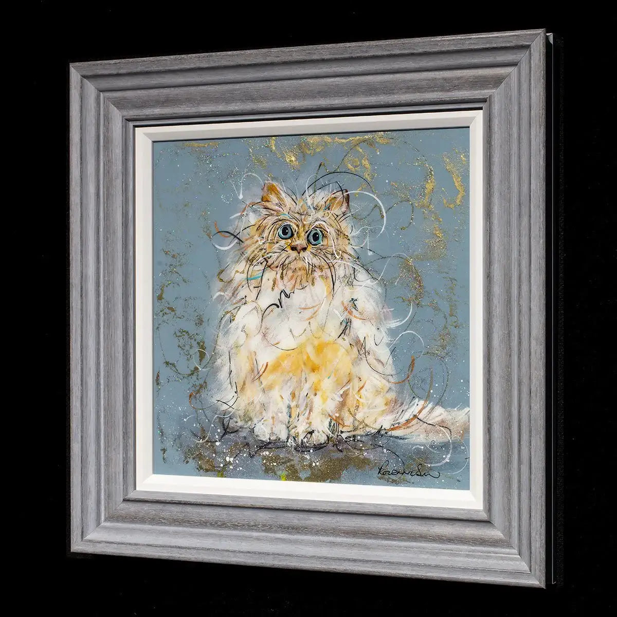Purrfect - Original - SOLD by artist Rozanne Bell - Wyecliffe Galleries