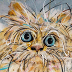 Purrfect - Original - SOLD by artist Rozanne Bell - Wyecliffe Galleries