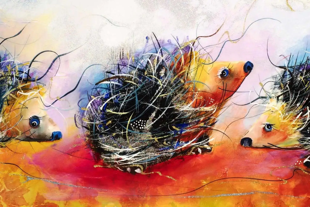 Quills - Original - SOLD by artist Rozanne Bell - Wyecliffe Galleries